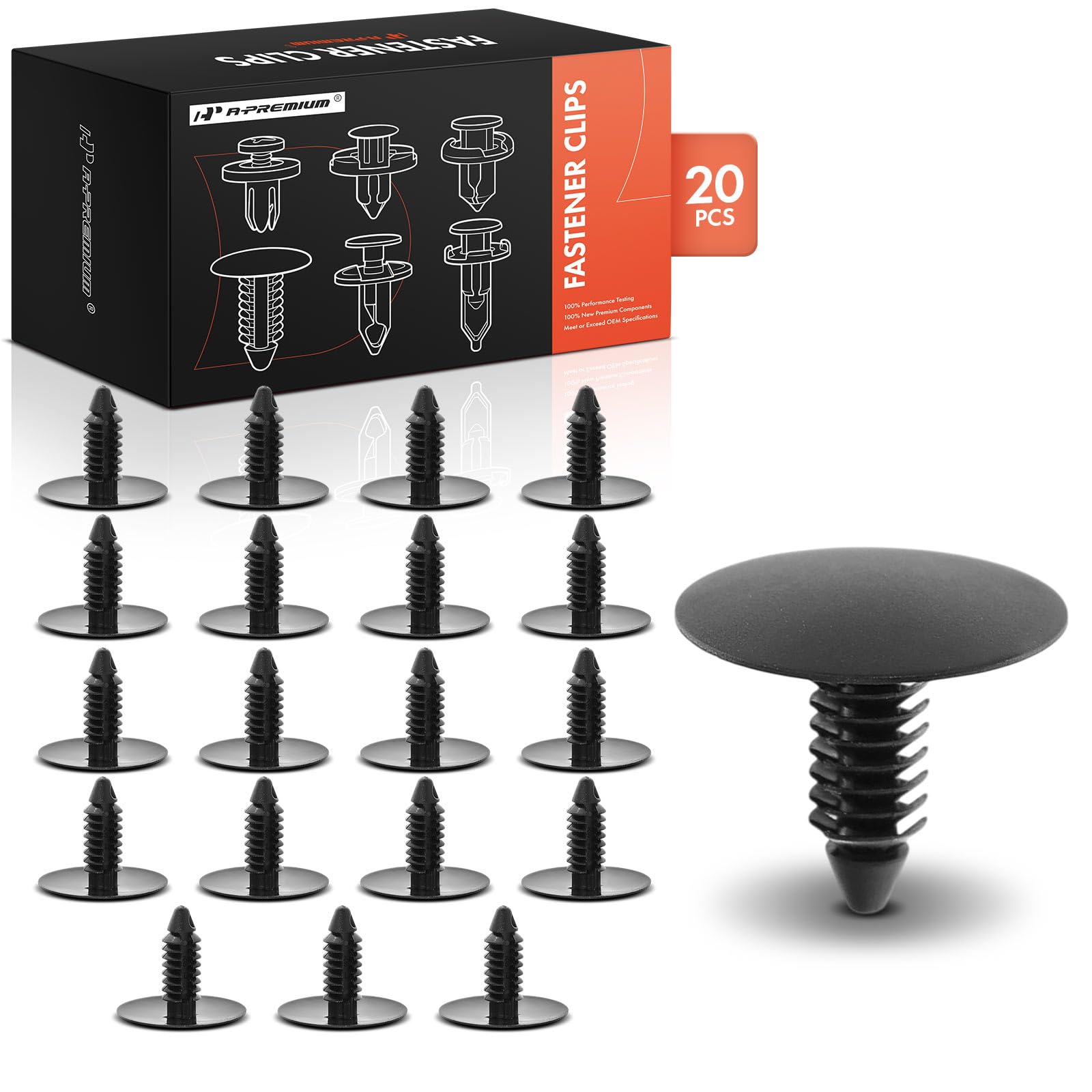 Nikeripg5+HW 12角軸ステンレスグリップ・ノックボタン・カバー Amazon.com: A-Premium 20PCS Fender Apron Hood Insulator Retainer